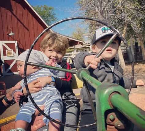 Beckett Richard Phelps With This Two Brothers, Boomer and Maverick Phelps 
